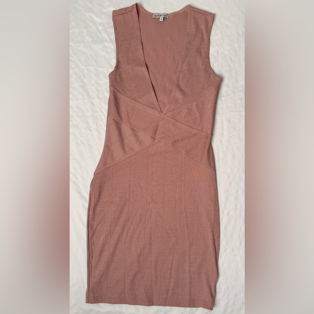 Charlotte Russe bodycon Mauve Dress